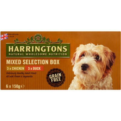Harringtons Wet Chicken & Duck Mixed Selection Box Dog Food Harringtons Wet Chicken & Duck Mixed Selection Box Dog Food